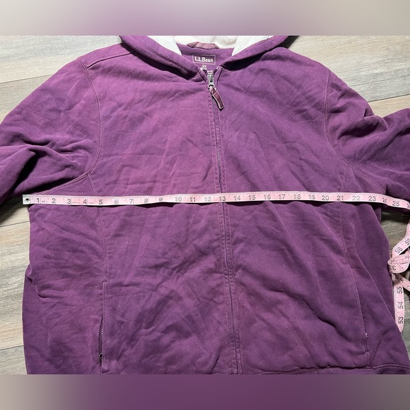 L.L. Bean Women Lined Zip Up Sweater- 2X - Picture 7 of 8